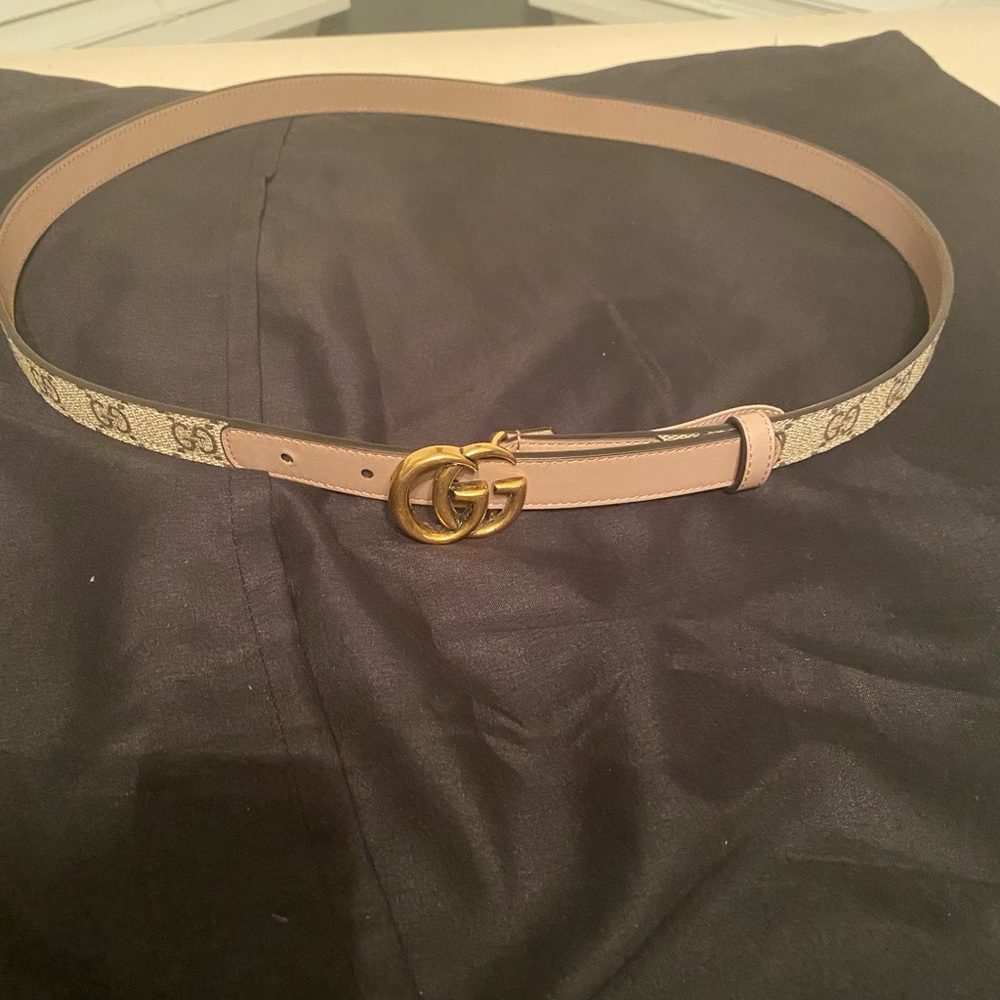 AUTHENTIC Gucci Marmont Thin Belt - Picture 8 of 10